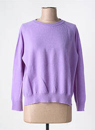 Pull stretch manches longues violet HOD femme