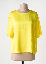 Top coupe fluide manches courtes jaune ESSENTIEL ANTWERP femme