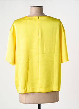 Top coupe fluide manches courtes jaune ESSENTIEL ANTWERP femme