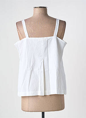 Top col carré fines bretelles beige SOEUR femme