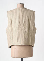 Gilet sans manche beige HOD femme seconde vue