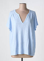 T-shirt bleu HARTFORD femme seconde vue