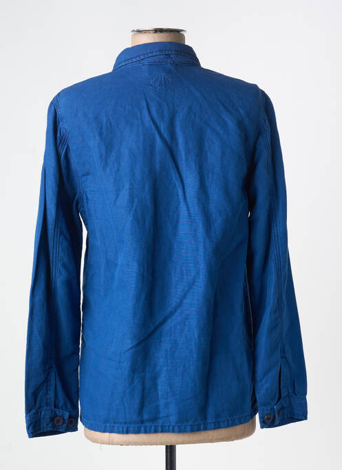 Veste casual col chemisier bleu HARTFORD femme