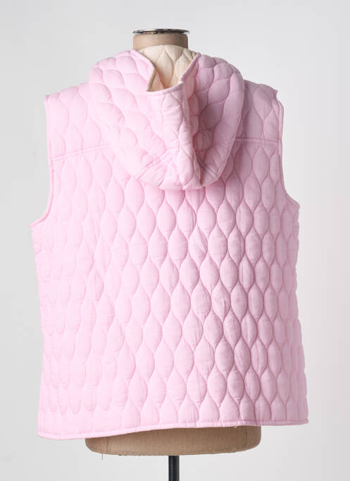 Sweat-shirt à capuche capuche sans manche rose V.DE.VINSTER femme
