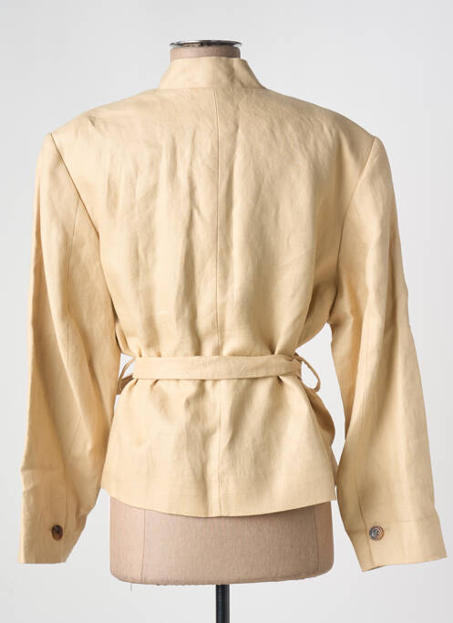 Veste chic tissage crêpe beige SOEUR femme