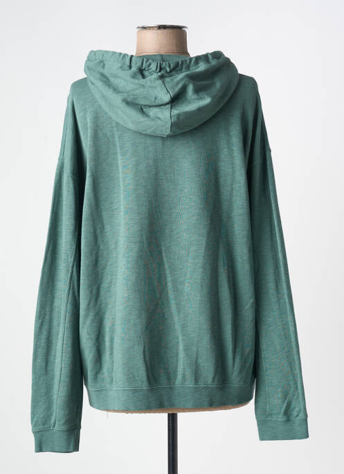 Sweat-shirt à capuche poches manches longues vert HARTFORD femme
