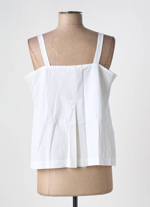 Top col carré fines bretelles beige SOEUR femme