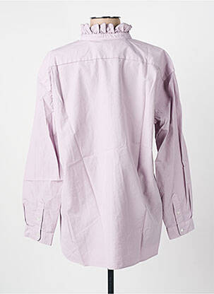 Top imprimé fantaisie manches longues violet BELLEROSE femme