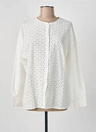 Chemisier coupe cintrée manches longues beige LEÏ-1984 femme
