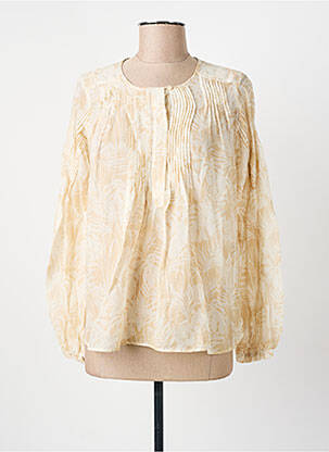 Blouse légère et transparente manches longues beige MY SUNDAY MORNING femme
