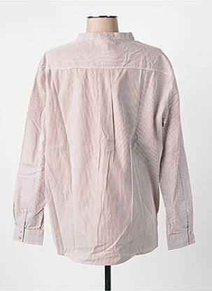 Tunique manches longues fermeture boutonnée sur le devant marron BELLA JONES femme