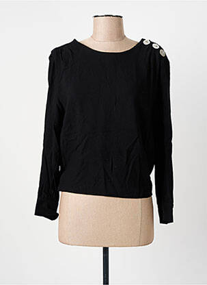 Top coupe fluide manches longues noir BA&SH femme