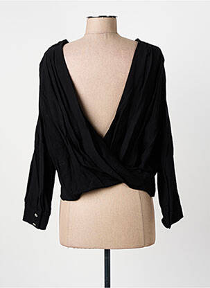 Top coupe fluide manches longues noir BA&SH femme
