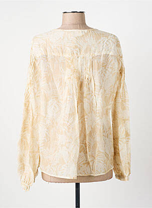 Blouse légère et transparente manches longues beige MY SUNDAY MORNING femme