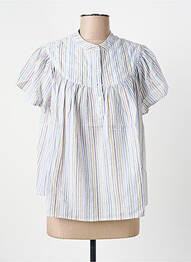 Blouse manches courtes manches courtes violet BELLEROSE femme