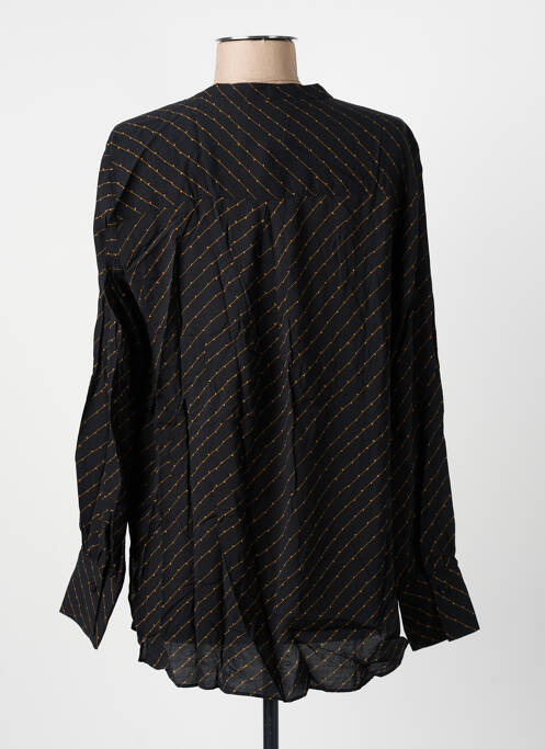 Tunique manches longues noir SECOND FEMALE pour femme