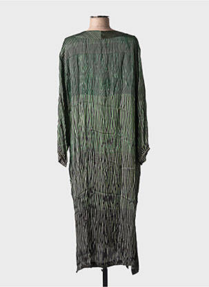 Robe mi-longue manches longues manches longues vert NOUS ANTWERP femme