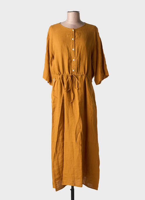 Robe longue jaune HARTFORD femme