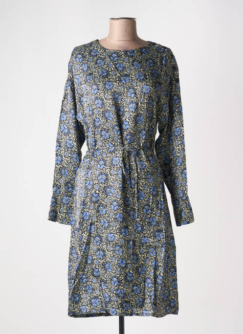 Robe mi-longue bleu CHLOÉ STORA femme