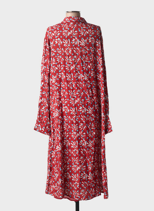 Robe mi-longue rouge BELLA JONES femme