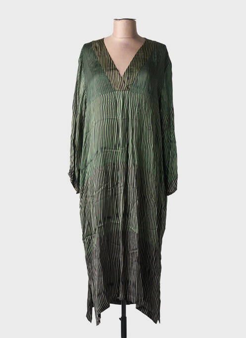 Robe mi-longue vert NOUS ANTWERP femme