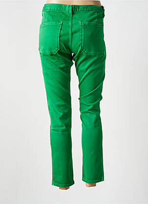 Jeans coupe slim taille basse taille basse vert ACQUAVERDE femme