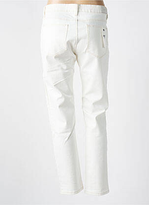 Jeans coupe slim stretch taille normale beige MKT STUDIO femme