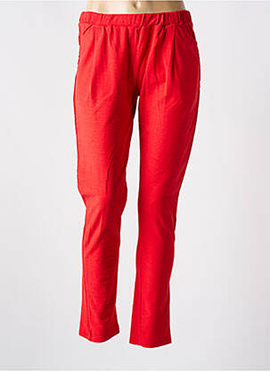 Jegging tissage jersey taille normale rouge AMERICAN VINTAGE femme