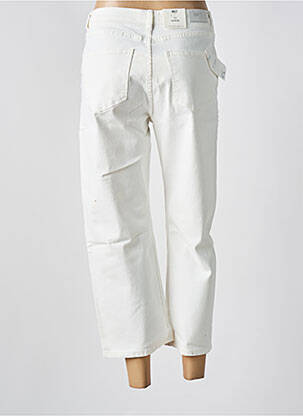 Jeans coupe droite stretch taille normale beige MKT STUDIO femme