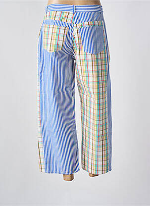 Pantalon 7/8 taille haute taille haute bleu V.DE.VINSTER femme