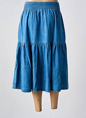 Jupe mi-longue coupe évasée bleu VANESSA BRUNO femme