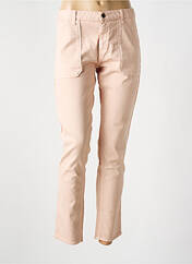 Jeans coupe slim rose ACQUAVERDE femme seconde vue