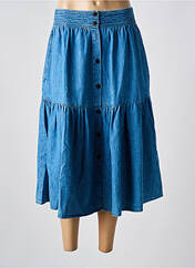 Jupe mi-longue bleu VANESSA BRUNO femme seconde vue