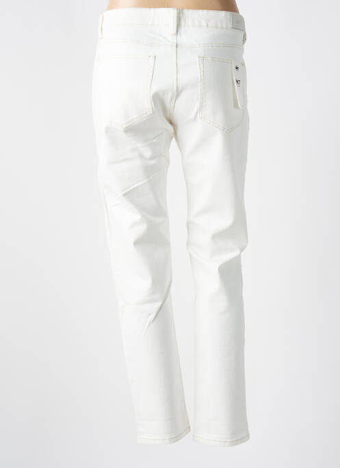 Jeans coupe slim stretch taille normale beige MKT STUDIO femme