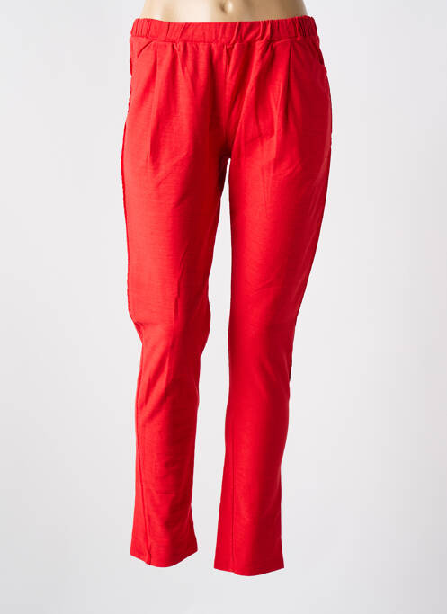 Jegging tissage jersey taille normale rouge AMERICAN VINTAGE femme
