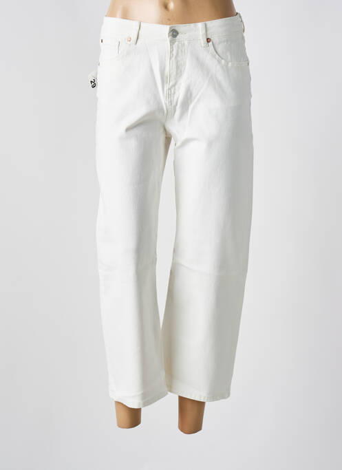 Jeans coupe droite stretch taille normale beige MKT STUDIO femme