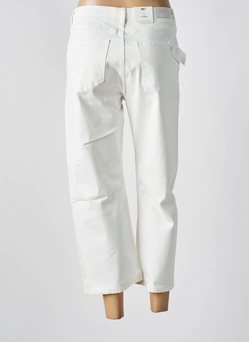 Jeans coupe droite stretch taille normale beige MKT STUDIO femme