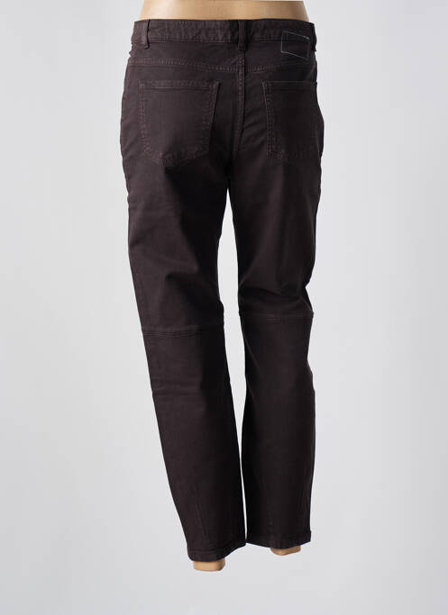 Jeans coupe slim stretch taille normale marron LEON & HARPER femme