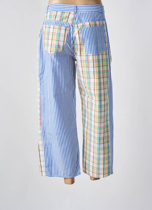 Pantalon 7/8 taille haute taille haute bleu V.DE.VINSTER femme
