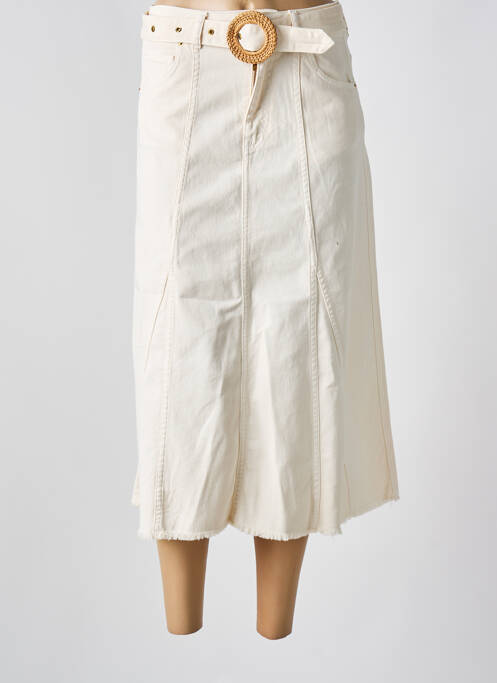 Jupe longue taille haute beige BA&SH femme