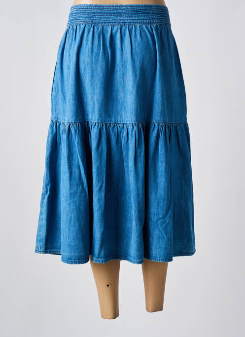 Jupe mi-longue coupe évasée bleu VANESSA BRUNO femme