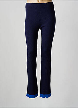 Legging taille haute taille haute bleu SECOND FEMALE femme