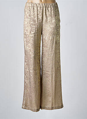 Pantalon flare stretch taille normale or DIEGA femme
