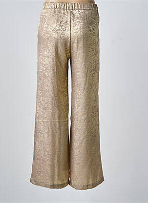 Pantalon flare stretch taille normale or DIEGA femme
