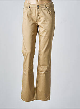 Pantalon flare stretch taille normale beige LEE femme