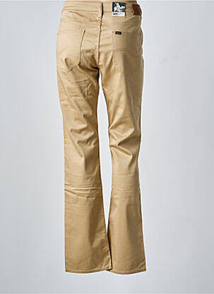 Pantalon flare stretch taille normale beige LEE femme
