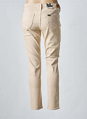 Jeans coupe slim stretch taille normale beige LEE femme