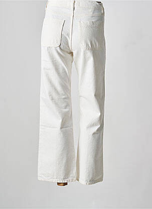 Jeans coupe large taille haute taille haute beige ACQUAVERDE femme