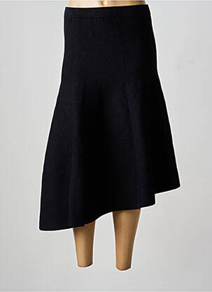 Jupe mi-longue stretch noir VANESSA BRUNO femme