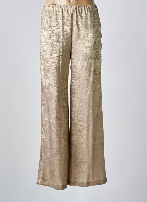 Pantalon flare stretch taille normale or DIEGA femme